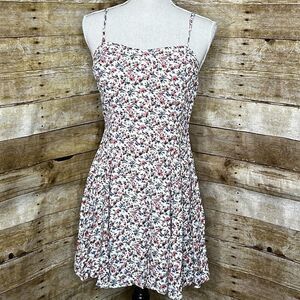 SHOK VINTAGE 90'S DITSY FLORAL GIRLIE CHIC BOHO MINI WILD FLOWER SUNDRESS SZ.7